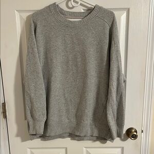Aerie gray ribbed Crewneck